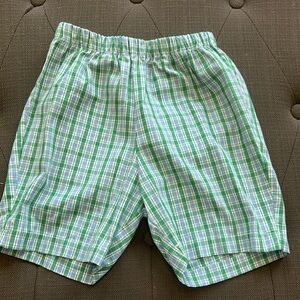 Green Plaid Men's Shorts